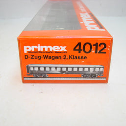 KL7, Märklin Primex, 4012, D-Zug-Wagen, 2. Klasse, grün, ungeöffnete OVP, Neuwertig..2